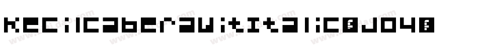 KecilcaberawitItalic-vJO4字体转换