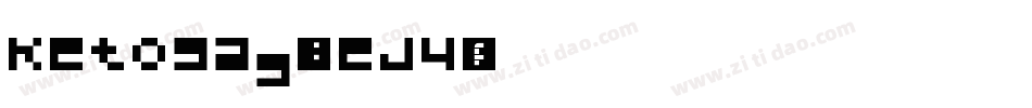 Ketosag-1eJ4字体转换