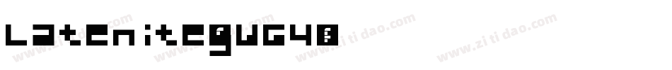 Latenite-gwG4字体转换
