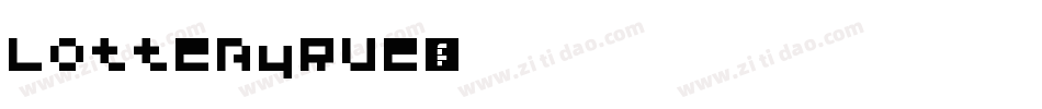 LotteByRue字体转换