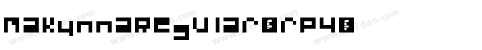 MakynnaRegular-vrP4字体转换