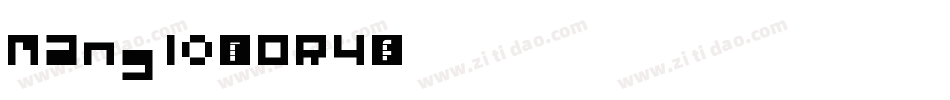 Manglo-7OR4字体转换