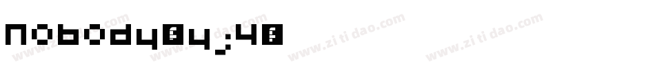 Nobody-vyj4字体转换