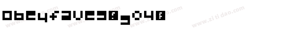 Obeyfaves-4go4字体转换