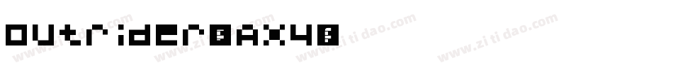 Outrider-0AX4字体转换