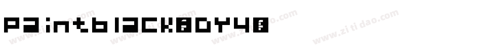 Paintblack-nDY4字体转换