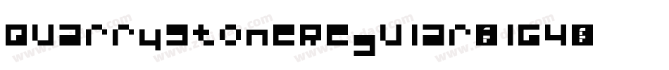 QuarrystoneRegular-nlG4字体转换