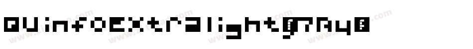 QuinfoExtralight-j7By字体转换
