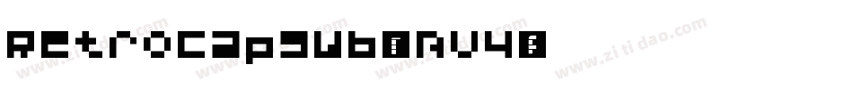 Retrocapswb-7Bv4字体转换