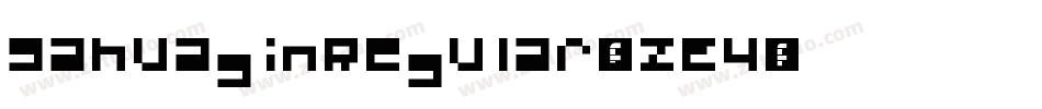 SahuaginRegular-vzE4字体转换