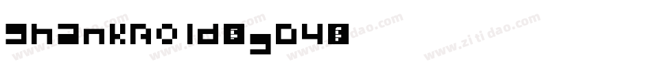 ShankBold-0gD4字体转换