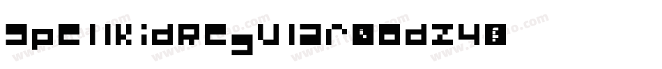 SpellkidRegular-z8dZ4字体转换