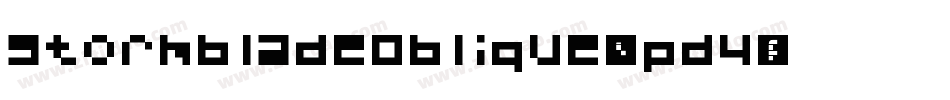 StormbladeOblique-zpd4字体转换