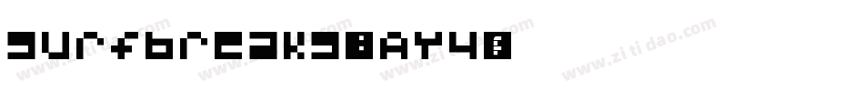 Surfbreaks-1AY4字体转换