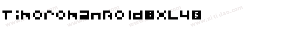 TimoromanBold-1XL4字体转换