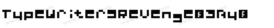 TypewritersRevenge-r3By字体转换