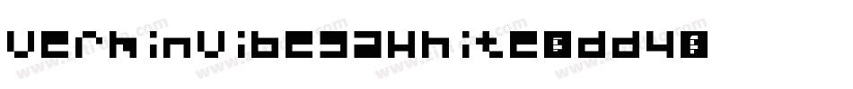 VerminVibes2White-odd4字体转换