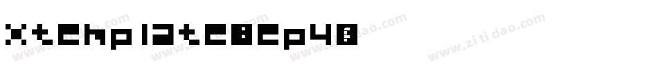 Xtemplate-1ep4字体转换