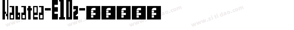 Nabatea-E1Oz字体转换