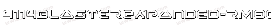 4114BlasterExpanded-rM8O字体转换