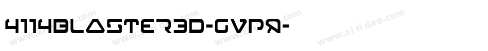 4114Blaster3D-gVpq字体转换