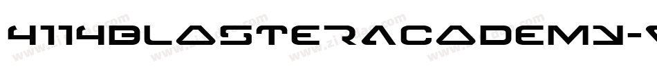4114BlasterAcademy-vwZ7字体转换