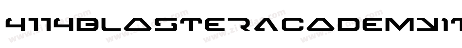 4114BlasterAcademyItalic-l1PX字体转换