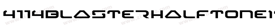4114BlasterHalftoneItalic-w7Jz字体转换