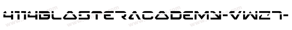 4114BlasterAcademy-vwZ7字体转换