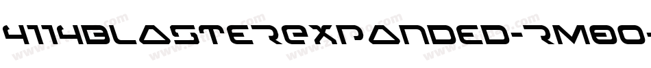 4114BlasterExpanded-rM8O字体转换