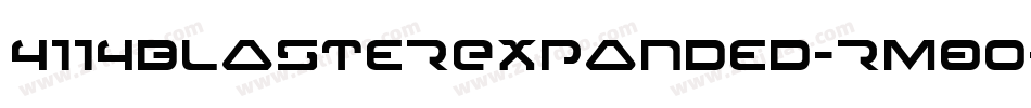 4114BlasterExpanded-rM8O字体转换