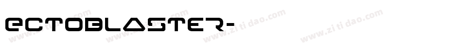 EctoBlaster字体转换