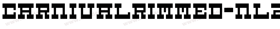 CarnivalRimmed-nLZO字体转换