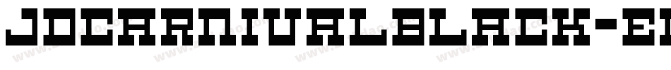 JdCarnivalBlack-Eow4字体转换