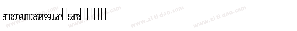 ArizoneUnicaseRegular-5dRZ字体转换
