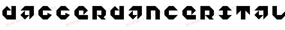 DaggerDancerItalic-YzMwo字体转换