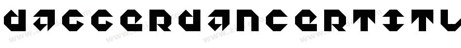 DaggerDancerTitle-nRgMP字体转换