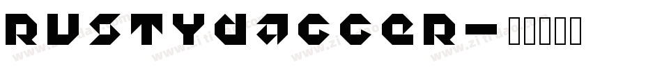 RustyDagger字体转换