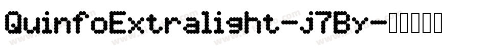 QuinfoExtralight-j7By字体转换