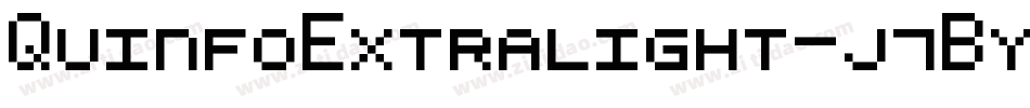 QuinfoExtralight-j7By字体转换
