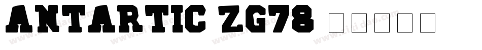 Antartic-ZG78字体转换