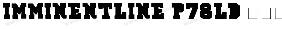 ImminentLine-p78lD字体转换