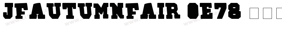 Jfautumnfair-OE78字体转换