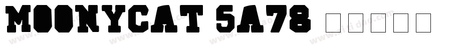 MoonyCat-5a78字体转换