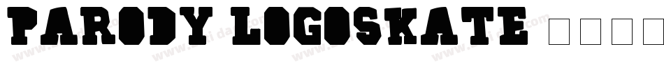 Parody-Logoskate字体转换