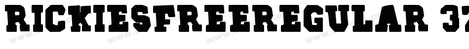 RickiesFreeRegular-3za78字体转换