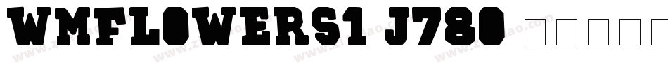 Wmflowers1-j78O字体转换