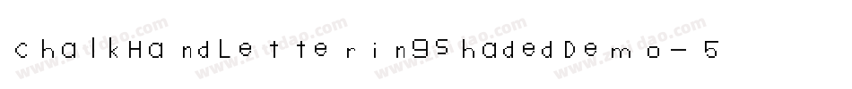 ChalkHandLetteringShadedDemo-5jl8字体转换