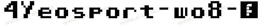 4Yeosport-wo8字体转换