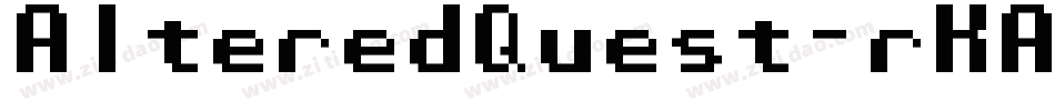 AlteredQuest-rKA8字体转换